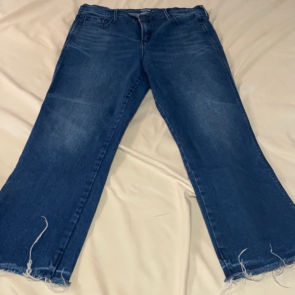 Old Navy Denim - Old Navy Ankle Flare Jeans size 14 blue